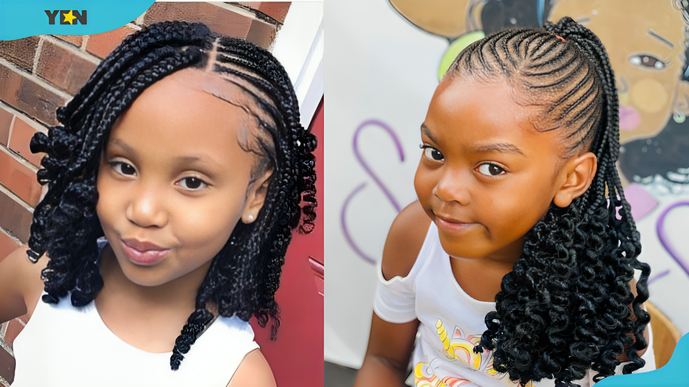 EASY PROTECTIVE STYLE FOR TODDLER'S NATURAL HAIR | BRAIDS & BEADS STYLE -  YouTube